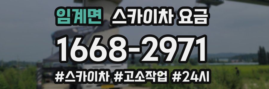 임계면 스카이차 요금