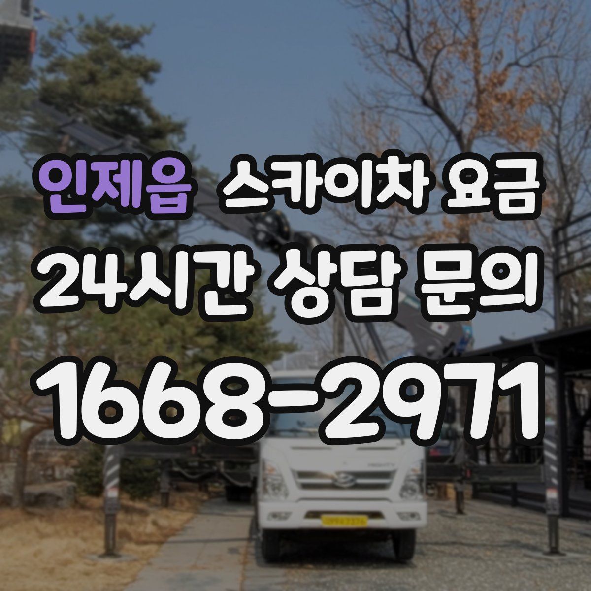 인제읍 스카이차 요금