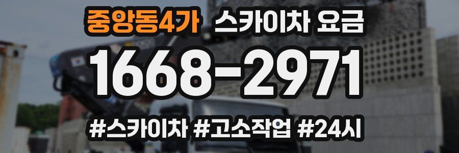 중앙동4가 스카이차 요금