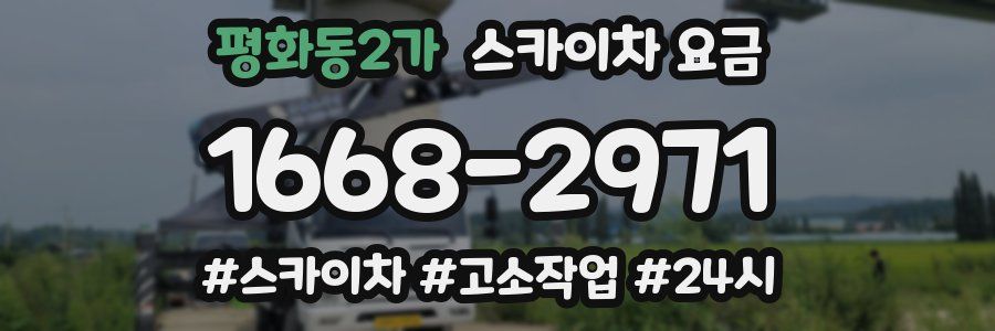 평화동2가 스카이차 요금