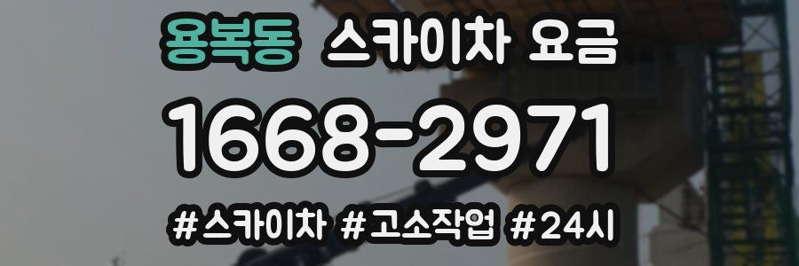 용복동 스카이차 요금