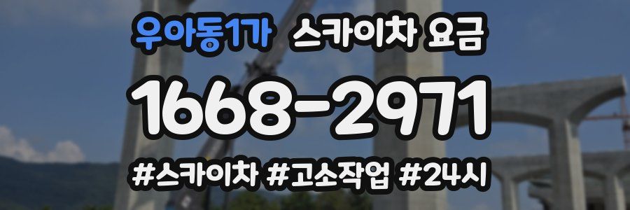 우아동1가 스카이차 요금