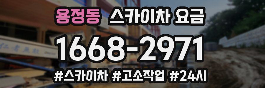 용정동 스카이차 요금