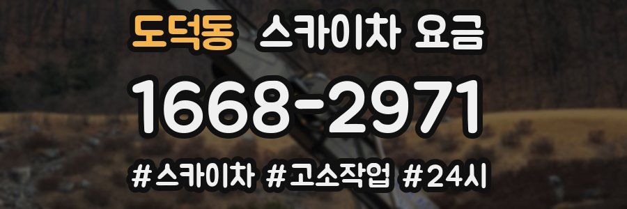 도덕동 스카이차 요금