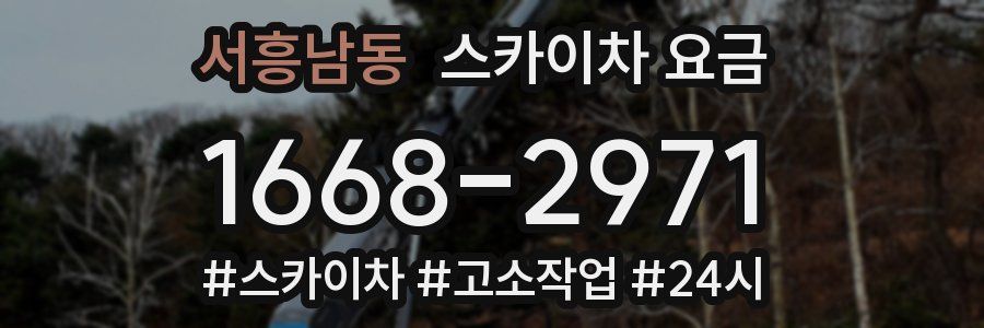 서흥남동 스카이차 요금