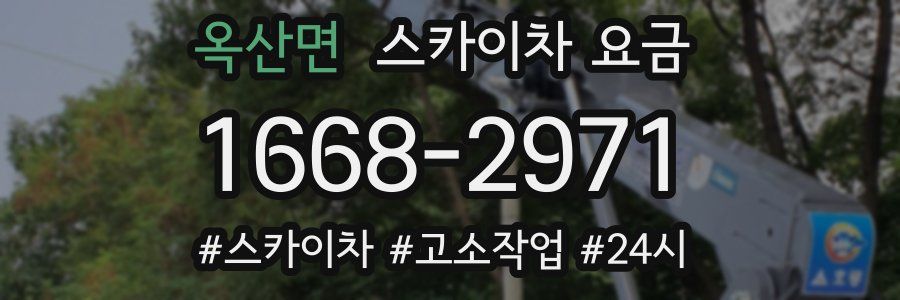 옥산면 스카이차 요금