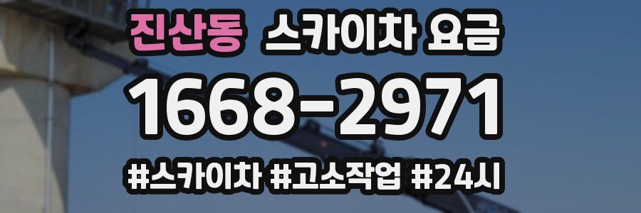 진산동 스카이차 요금