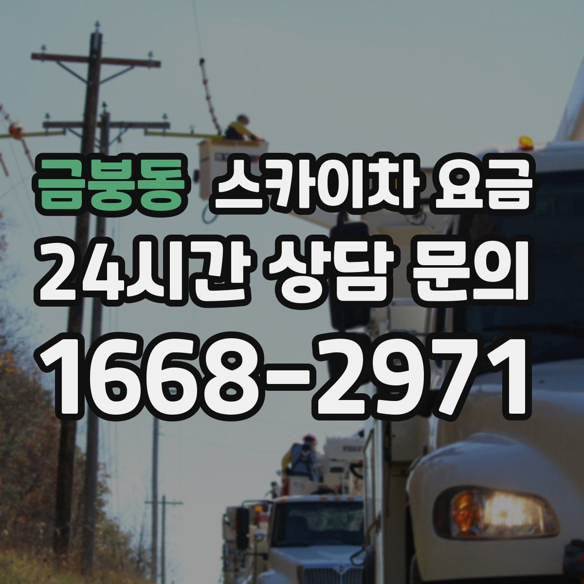 금붕동 스카이차 요금