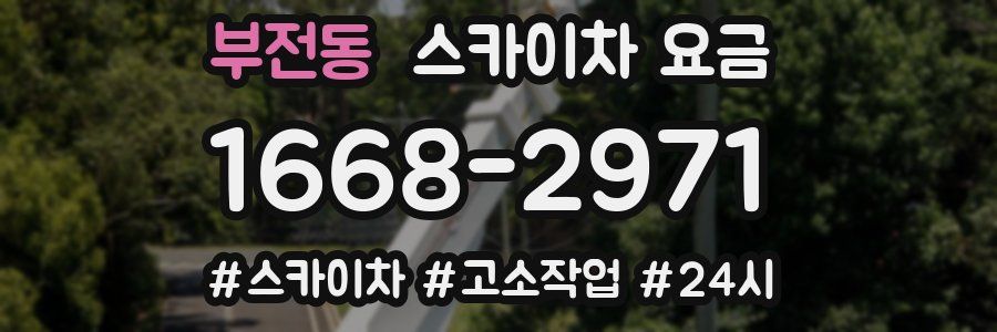 부전동 스카이차 요금