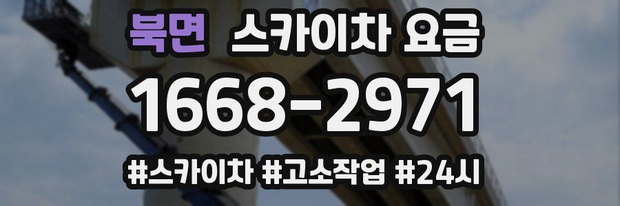 북면 스카이차 요금