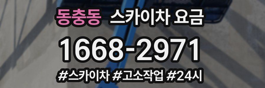 동충동 스카이차 요금