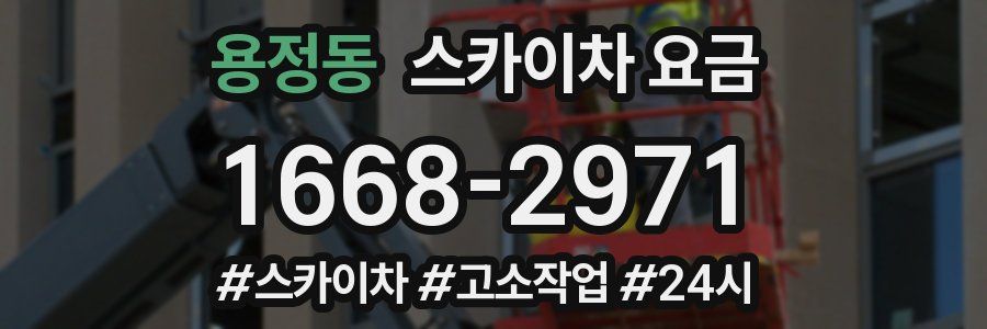 용정동 스카이차 요금