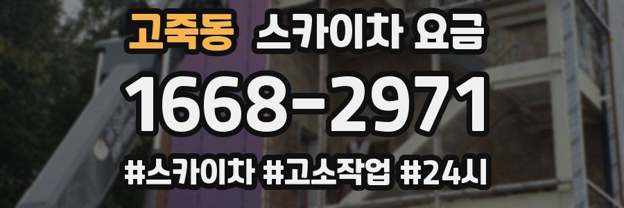 고죽동 스카이차 요금