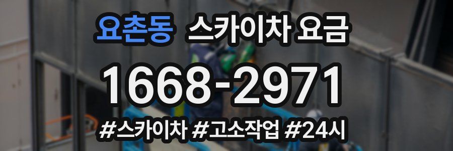 요촌동 스카이차 요금