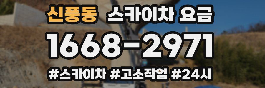 신풍동 스카이차 요금