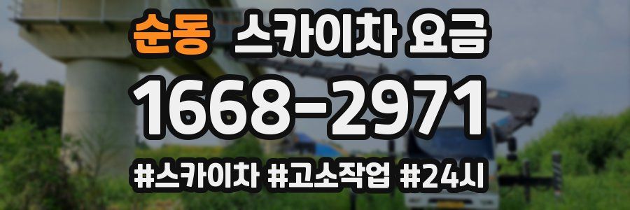 순동 스카이차 요금