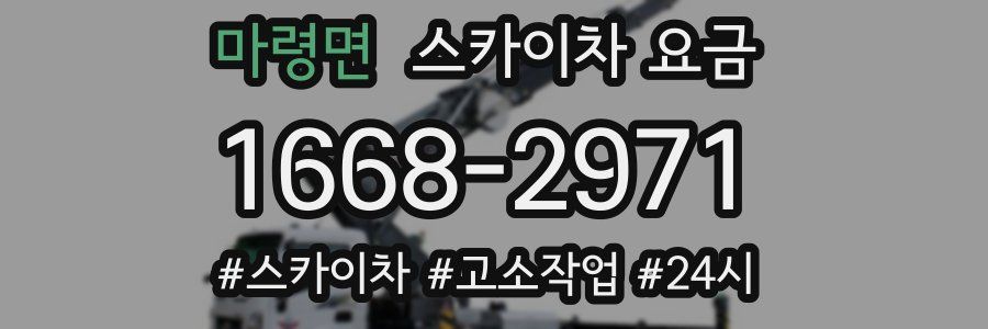 마령면 스카이차 요금