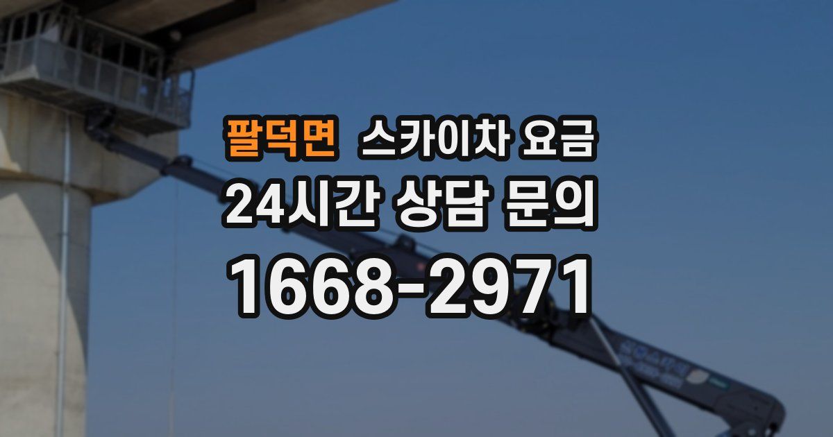 팔덕면 스카이차 요금