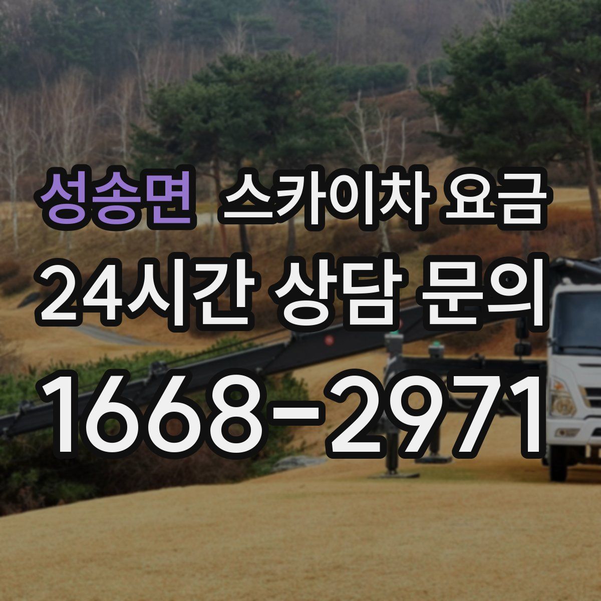 성송면 스카이차 요금