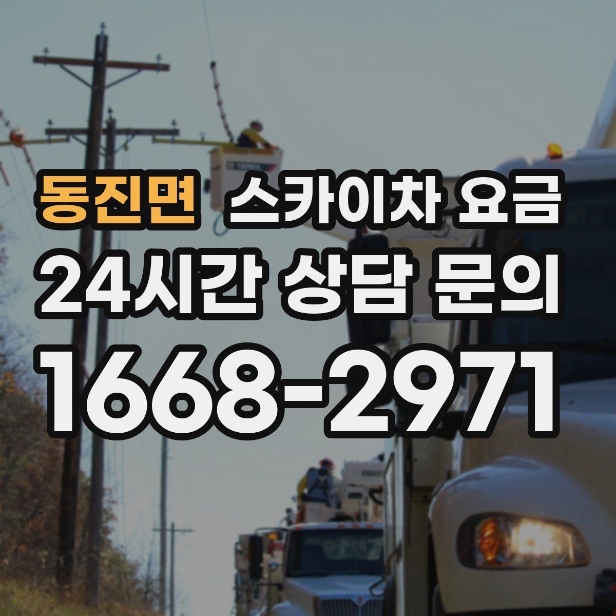 동진면 스카이차 요금