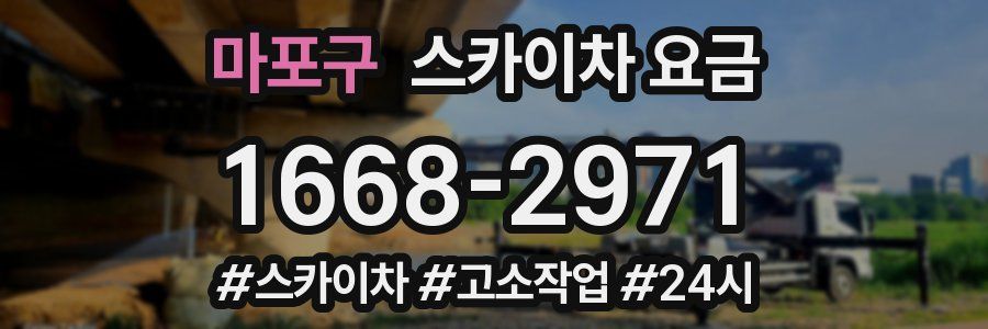 마포구 스카이차 요금