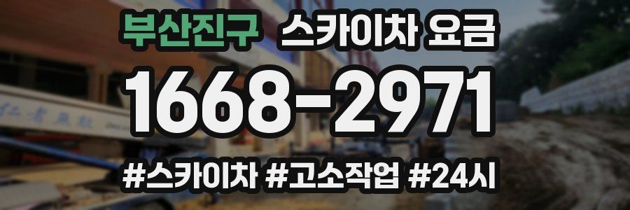 부산진구 스카이차 요금