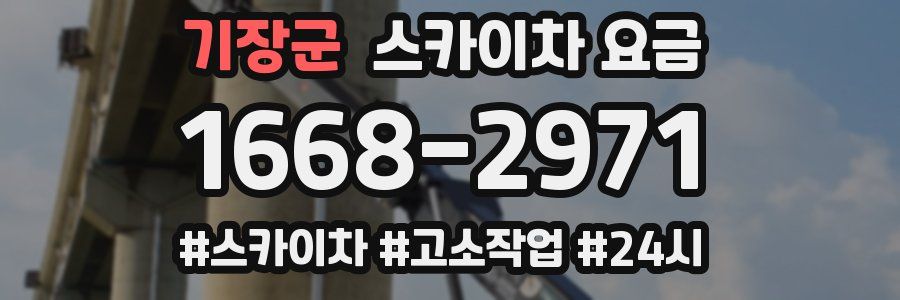 기장군 스카이차 요금