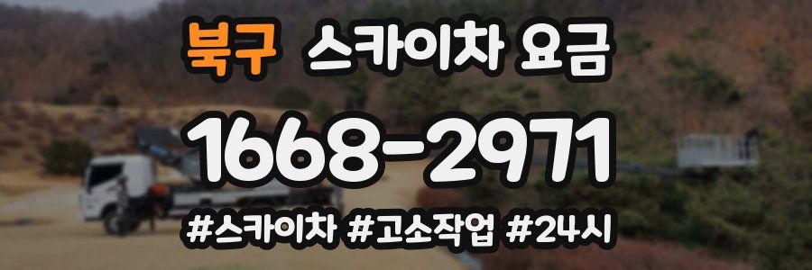 북구 스카이차 요금