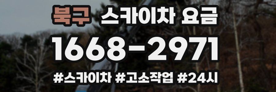 북구 스카이차 요금