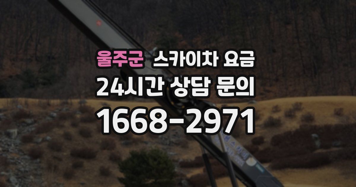 울주군 스카이차 요금