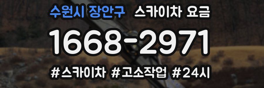 수원시 장안구 스카이차 요금