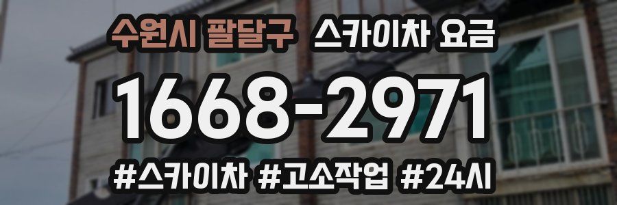 수원시 팔달구 스카이차 요금