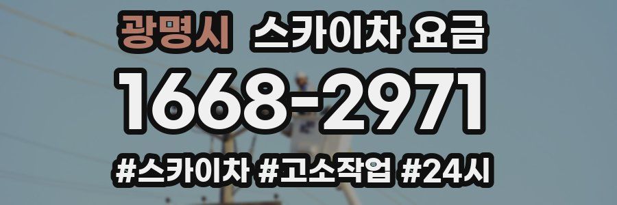 광명시 스카이차 요금