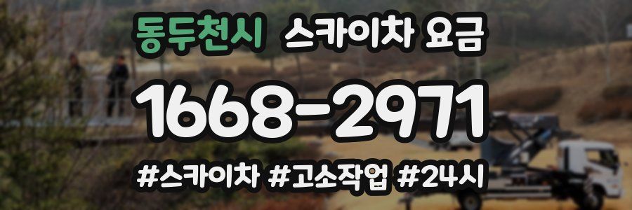 동두천시 스카이차 요금