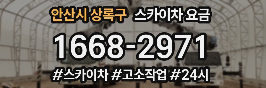 안산시 상록구 스카이차 요금