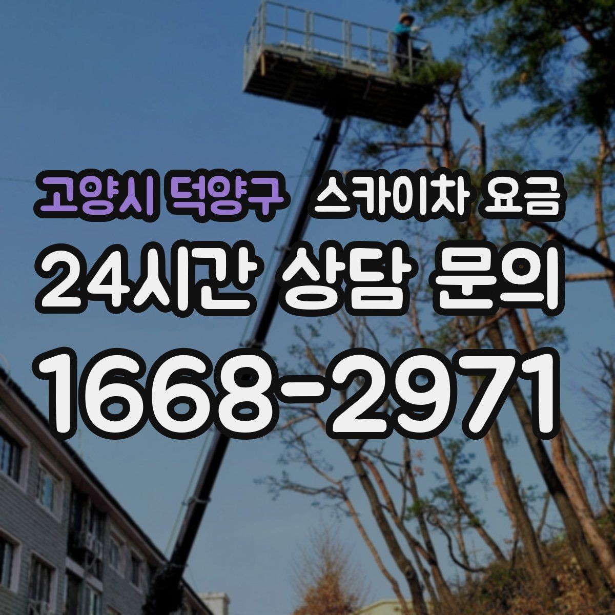 고양시 덕양구 스카이차 요금 조명 교체 작업에서 요금이 달라지는 이유