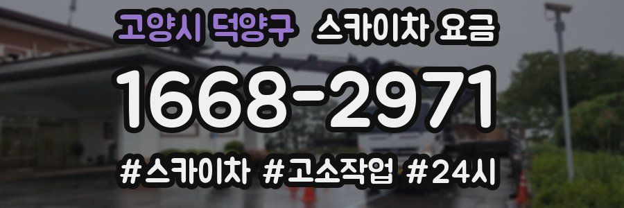 고양시 덕양구 스카이차 요금