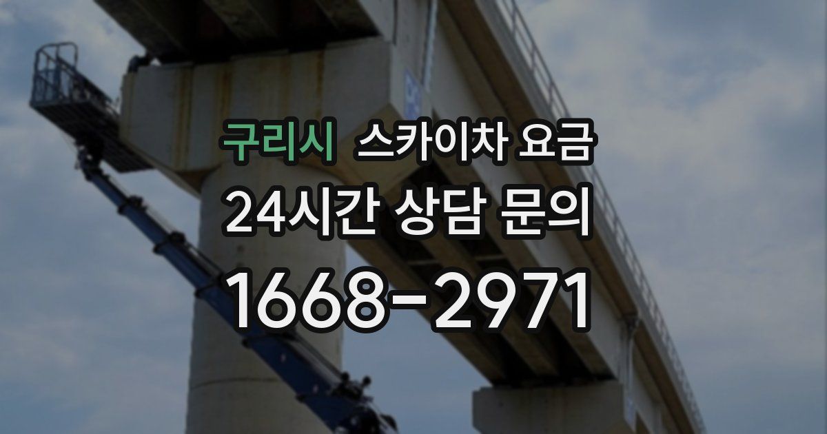 구리시 스카이차 요금