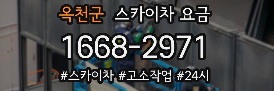 옥천군 스카이차 요금