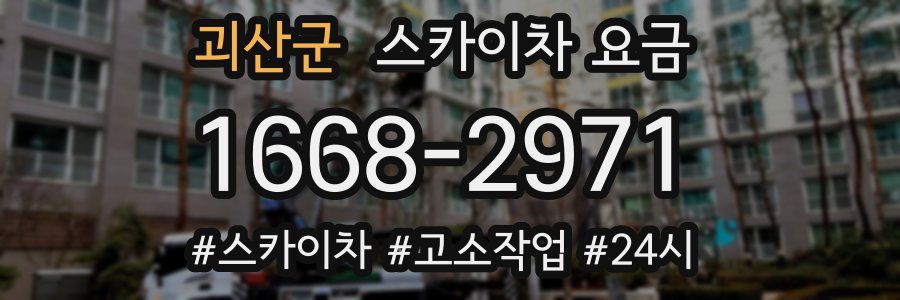 괴산군 스카이차 요금