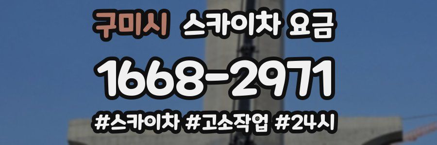 구미시 스카이차 요금