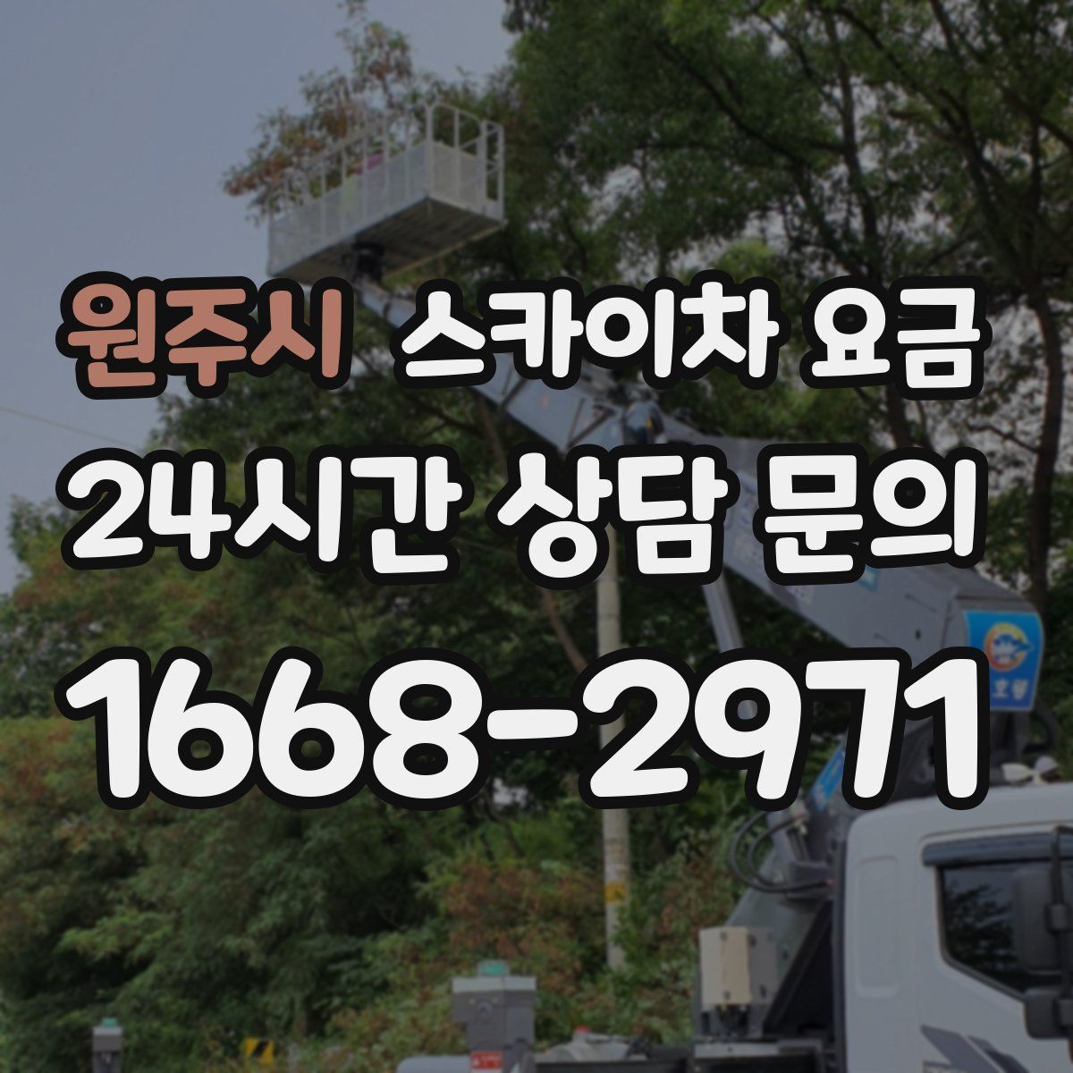 원주시 스카이차 요금