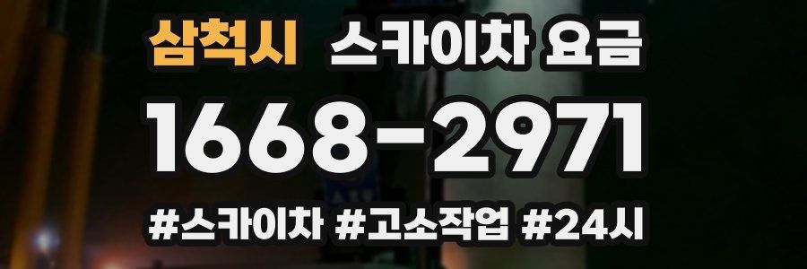 삼척시 스카이차 요금