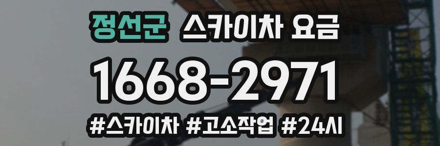 정선군 스카이차 요금