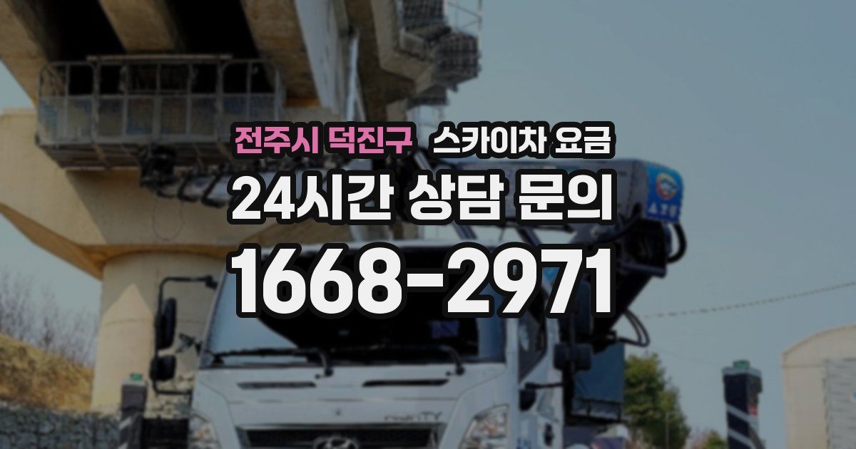 전주시 덕진구 스카이차 요금