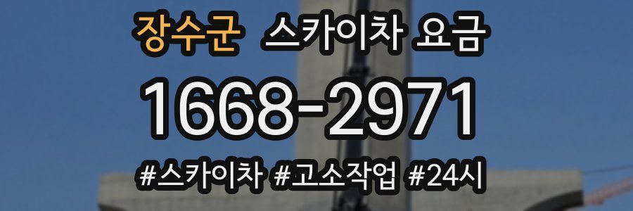 장수군 스카이차 요금