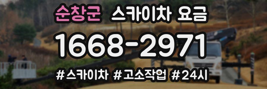 순창군 스카이차 요금