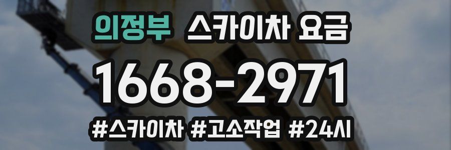 의정부 스카이차 요금