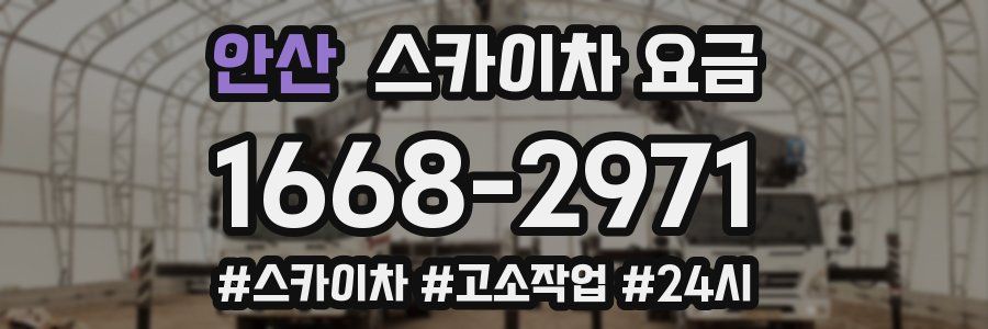 안산 스카이차 요금