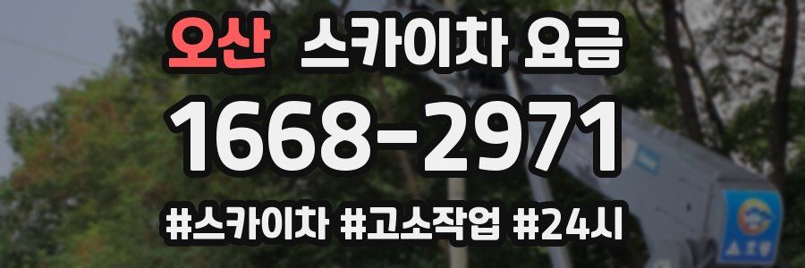 오산 스카이차 요금